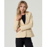 Blazer ajusté Écru BASY316 - Surkana