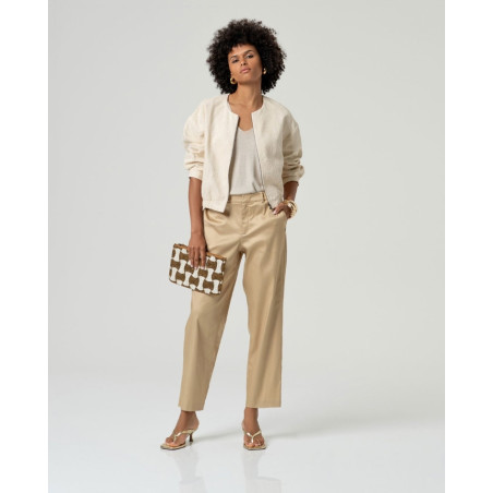 Veste bomber Ecru SOTE321- Surkana - Achat en ligne - Jaines