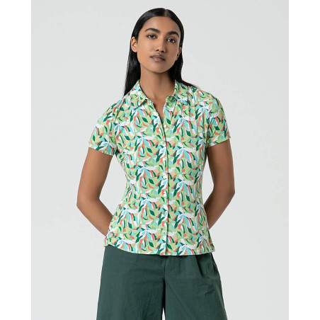 Chemise à manches courtes Vert RIVA117 - Surkana - Achat en ligne - Jaines