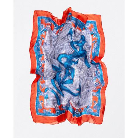 Foulard Bleu Ancre SIPA223 - Surkana - Achat en ligne - Jaines