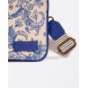 Sac bandoulière zippé Bleu JALA323 - Surkana
