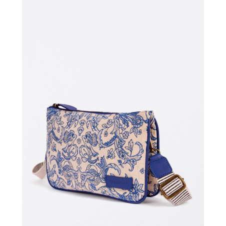 Sac à bandoulière avec fermeture éclair Bleu JALA323 - Surkana - Achat en ligne - Jaines