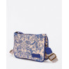Sac bandoulière zippé Bleu JALA323 - Surkana