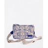 Sac bandoulière zippé Bleu JALA323 - Surkana