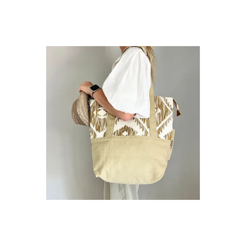 Sac CABAS Aztek en tissu - LIEFE NL