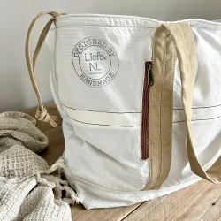 Sac parachute kaki/blanc  - LIEFE NL