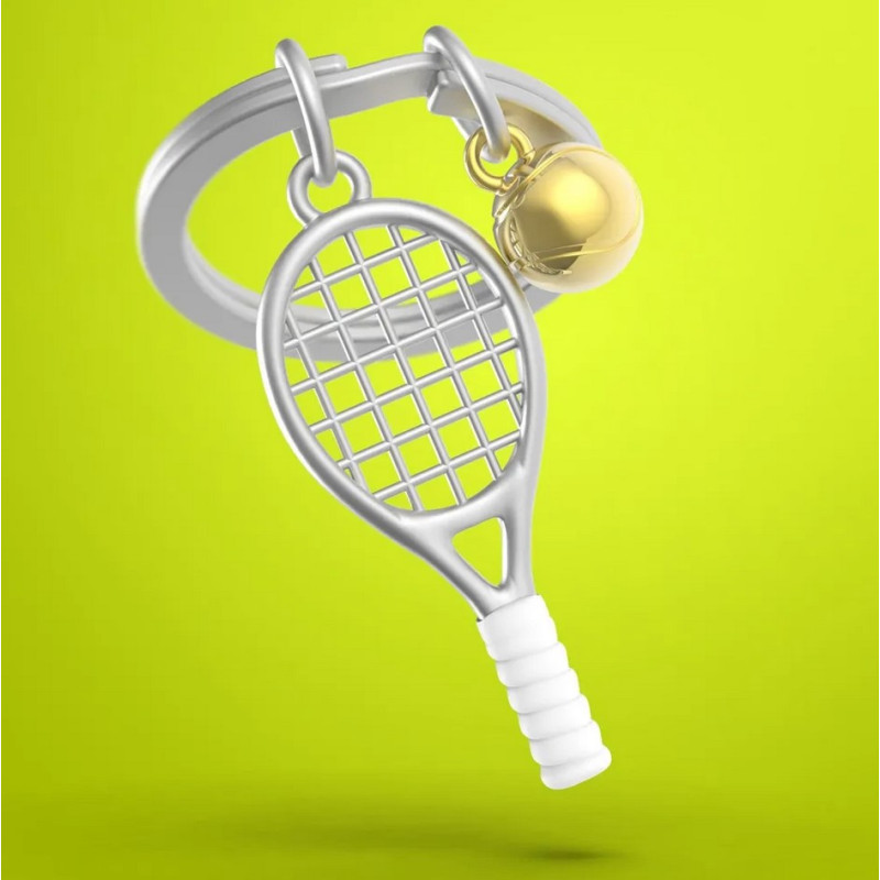 Porte-clés Tennis - Metalmorphose