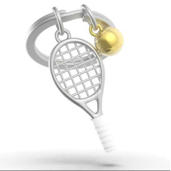 Porte-clés Tennis - Metalmorphose