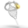 Porte-clés Tennis - Metalmorphose