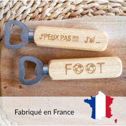 Décapsuleur J'peux pas j'ai foot - Jaïnès & Co- Achat en ligne - Jaines