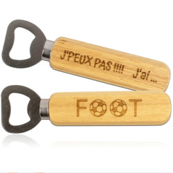 Décapsuleur J'peux pas j'ai foot - Jaïnès & Co- Achat en ligne - Jaines