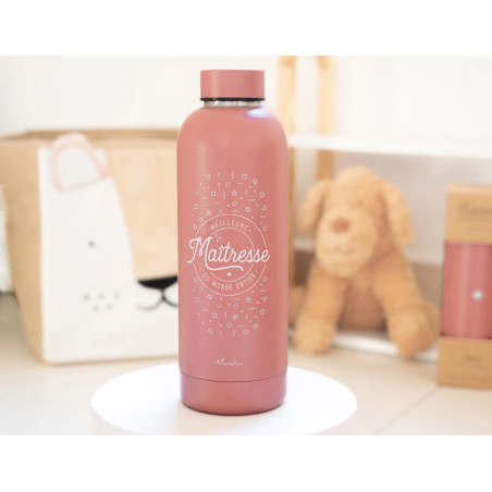 Bouteille isotherme Meilleure maîtresse du monde entier  - Achat en ligne - Manahia