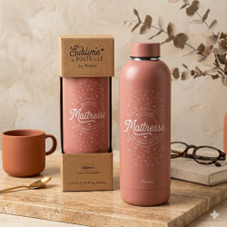 Bouteille isotherme Meilleure maîtresse du monde entier  - Achat en ligne - Manahia