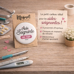 Magnet Aide Soignante au Top - Achat en ligne - Manahia