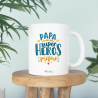 Mug Papa tu es mon super-héros préféré - Achat en ligne - Manahia