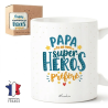 Mug Papa tu es mon super-héros préféré - Achat en ligne - Manahia