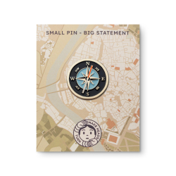 Pin's en émail Boussole - Make Heads Turn - Achat en ligne - Jaines