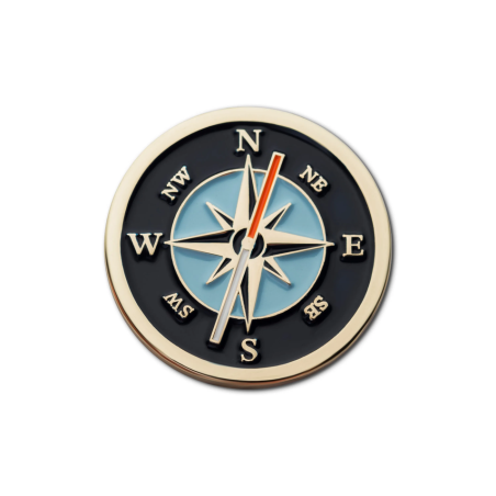 Pin's en émail Boussole - Make Heads Turn - Achat en ligne - Jaines