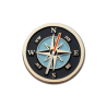 Pin's en émail Boussole - Make Heads Turn - Achat en ligne - Jaines