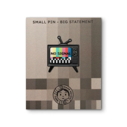 Pin's en émail Pas de signal TV  - Make Heads Turn - Achat en ligne - Jaines