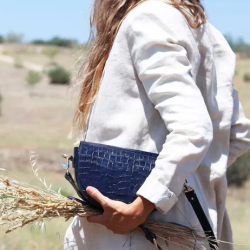 SAC BANDOULIÈRE SOUL BLEU ALMA - THE CODE SPAIN - Achat en ligne - Jaines