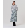 Jupe maxi Grise XISE625 - Surkana - Achat en ligne - Jaines