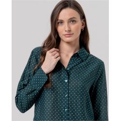 Chemise coupe droite Vert bouteille XIMA123 - Surkana - Achat en ligne - Jaines