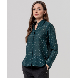 Chemise coupe droite Vert bouteille XIMA123 - Surkana - Achat en ligne - Jaines