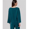 T-shirt coupe boxy Vert bouteille BAMU018 - Surkana - Achat en ligne - Jaines