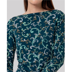 T-shirt col bateau Vert foncé XIVI014 - Surkana - Achat en ligne - Jaines