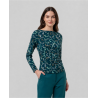 T-shirt col bateau Vert foncé XIVI014 - Surkana - Achat en ligne - Jaines