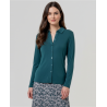 Chemise slim fit Vert bouteille BAUM111 - Surkana - Achat en ligne - Jaines