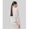 Blouse avec détail devant Écru BABU122 - Surkana - Achat en ligne - Jaines