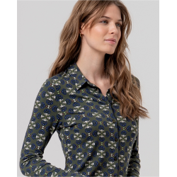 Chemise manches longues Khaki JIRA112 - Surkana - Achat en ligne - Jaines