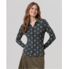 Chemise manches longues Khaki JIRA112 - Surkana - Achat en ligne - Jaines