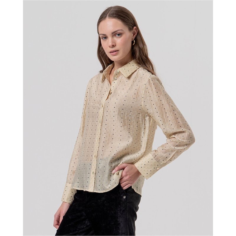 Chemise coupe droite Beige XIMA123 - Surkana - Achat en ligne - Jaines
