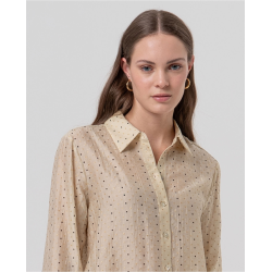 Chemise coupe droite Beige XIMA123 - Surkana - Achat en ligne - Jaines