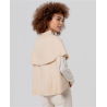 Cape en maille Écru CAPA831 - Surkana - Achat en ligne - Jaines