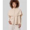 Cape en maille Écru CAPA831 - Surkana - Achat en ligne - Jaines