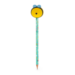 Crayon avec Anti-stress Abeille - Squeezies  - Legami - Achat en ligne - Jaines