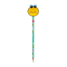 Crayon avec Anti-stress Abeille - Squeezies  - Legami - Achat en ligne - Jaines