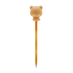 Crayon avec Anti-stress Teddy bear - Squeezies  - Legami - Achat en ligne - Jaines