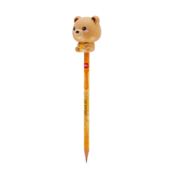 Crayon avec Anti-stress Teddy bear - Squeezies  - Legami - Achat en ligne - Jaines