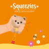 Crayon avec Anti-stress Teddy bear - Squeezies  - Legami - Achat en ligne - Jaines