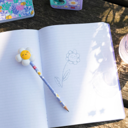 Crayon avec Anti-stress Daisy - Squeezies  - Legami - Achat en ligne - Jaines