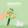Crayon avec Anti-stress dinosaure - Squeezies  - Legami - Achat en ligne - Jaines