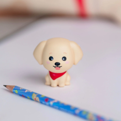Crayon avec Anti-stress chien - Squeezies  - Legami - Achat en ligne - Jaines