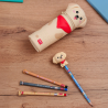 Crayon avec Anti-stress chien - Squeezies  - Legami - Achat en ligne - Jaines