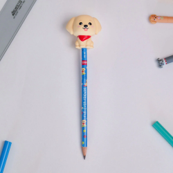 Crayon avec Anti-stress chien - Squeezies  - Legami - Achat en ligne - Jaines