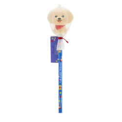 Crayon avec Anti-stress chien - Squeezies  - Legami - Achat en ligne - Jaines